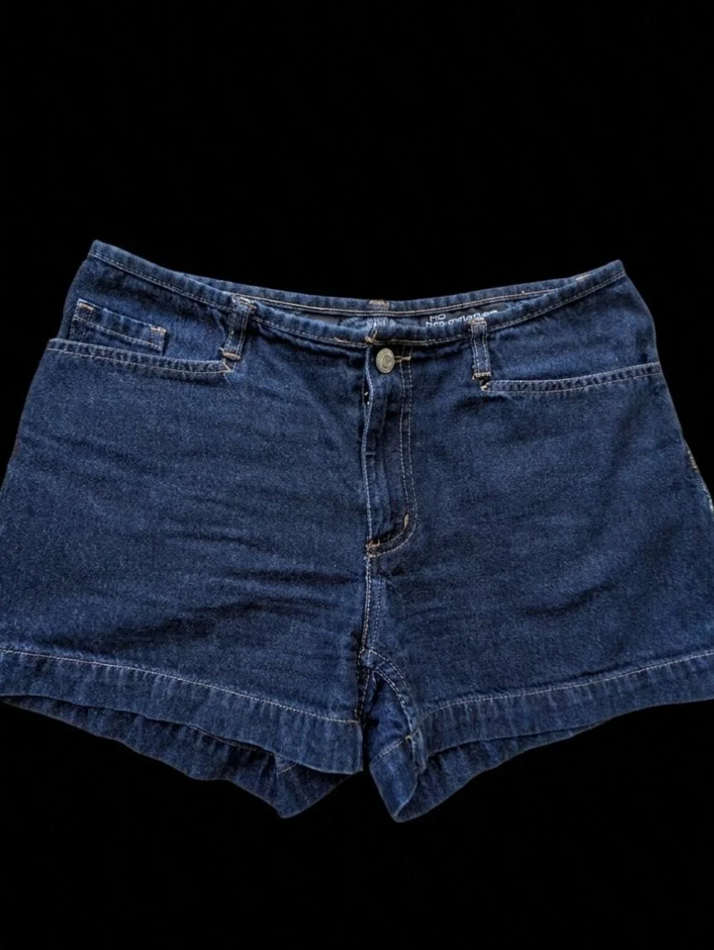 Dark Blue Denim Women's Shorts